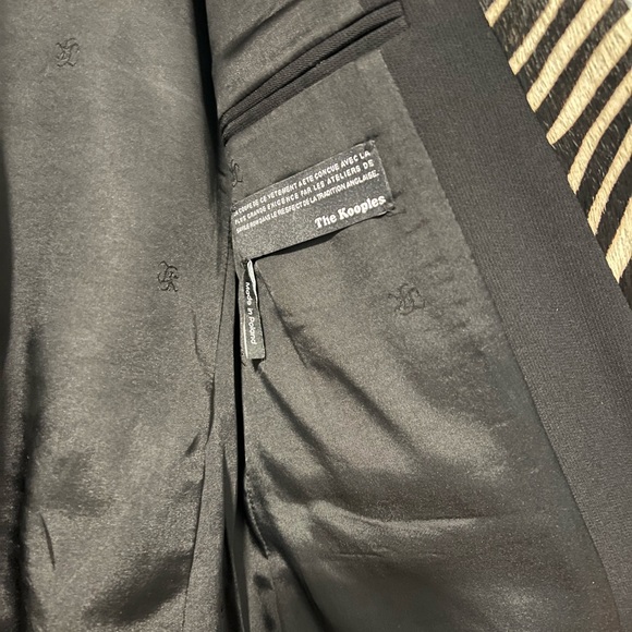 The Kooples Wool Blazer with zebra lapel sz. 36 - Picture 2 of 10